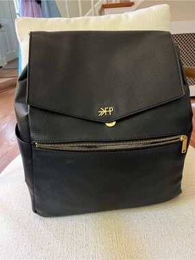 Freshly Picked Leather Diaper Bag with Gold Hardware